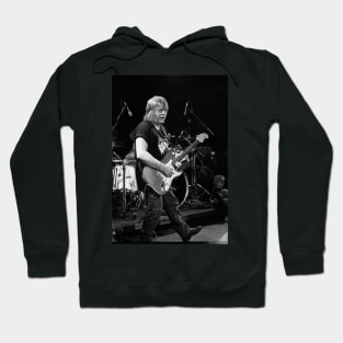 Rick Derringer BW Photograph Hoodie